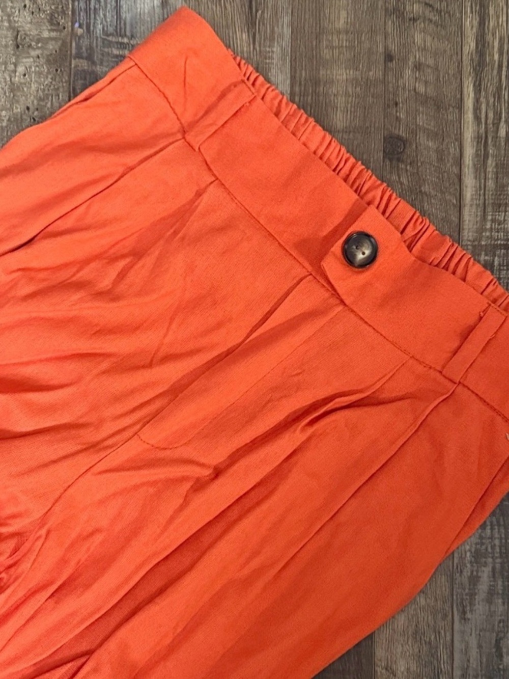 Women's Orange Trouser Pant